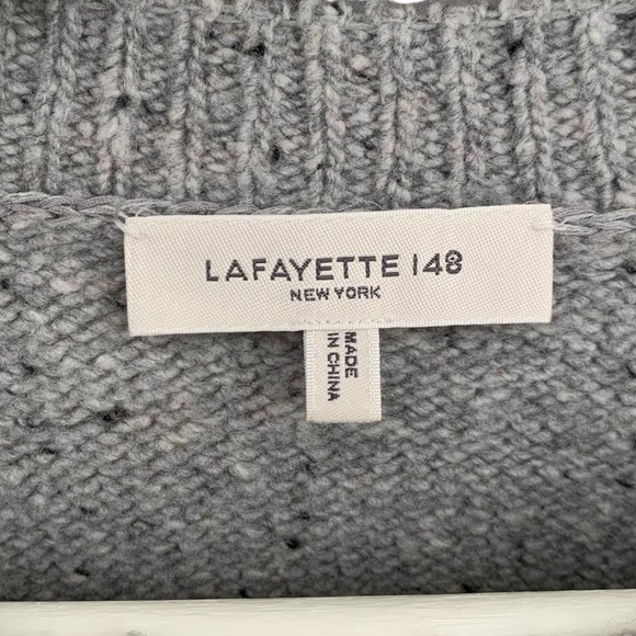 Lafayette 148 Cashmere Sweater Shirt - Picture 14 of 15